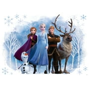 Roommates Disney Frozen Group Extra Large Peel and Stick Wall Decals, 35.92 in x 25.43 in, Blue