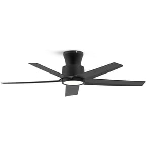 Roomratv 44 inch Ceiling Fans with Lights, Large Air Volume Ceiling Fans with Reversible Quiet DC Motor and Remote