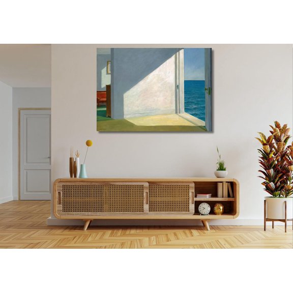Rooms by the Sea Cape Cod Interior Ocean View Coastal Architecture Minimalist, Unframed Poster