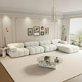 thumbnail image 1 of Roomy Homy Modular Sectional Couches for Living Room, L Shaped Compression Sofa with 5 Seater,Beige, 1 of 8