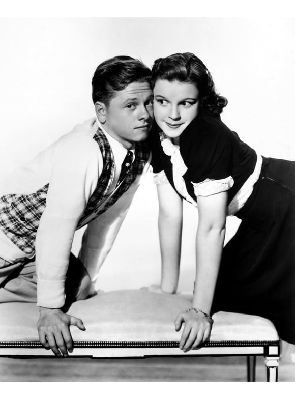 Rooney And Garland, 1938. /Namerican Actor Mickey Rooney (1920
