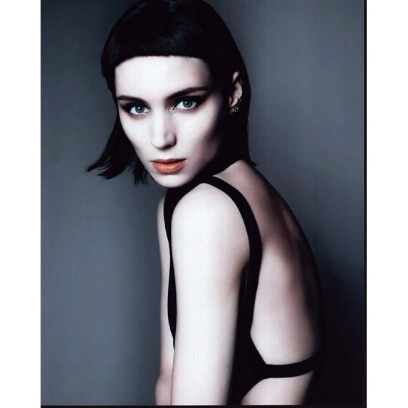 Rooney Mara In Backless Black Top Photo Print (16 x 20) - Item # MVM55348