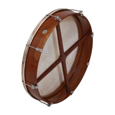 Roosebeck BTGR Outside Tunable Bodhran with Fixed Crossbar, 18 x 3.5 Inches