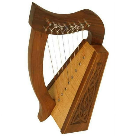 Roosebeck Lily Harp, 8 Strings, Knotwork