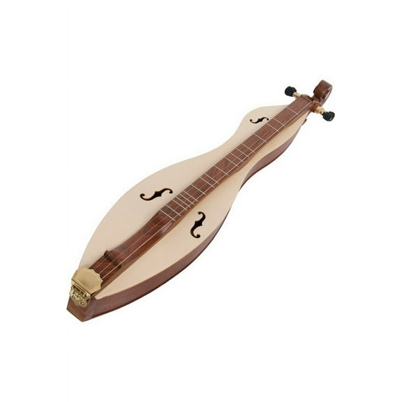 Roosebeck Mountain Dulcimer 4-String Cutaway Upper Bout F-Holes Scrolled Pegbox