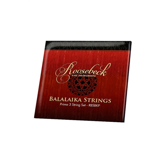 Roosebeck Prima Balalaika String Set w/ 1 Ball-End Steel and 2 Straight-End Titanium Strings