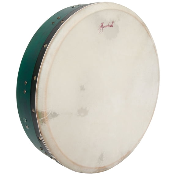Roosebeck Tunable Mulberry Bodhran T-Bar 16-by-3.5-Inch - Green
