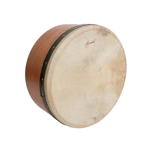 Roosebeck Tunable Red Cedar Bodhran Single-Bar 16"x7", BTD6DRC