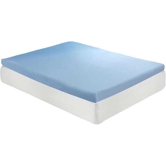 Roost Sleep Cool Cloud 3" Gel-Infused Memory Foam Cooling Mattress Topper, Queen
