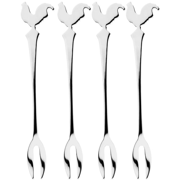 Rooster Body Set of Four Appetizer Picks