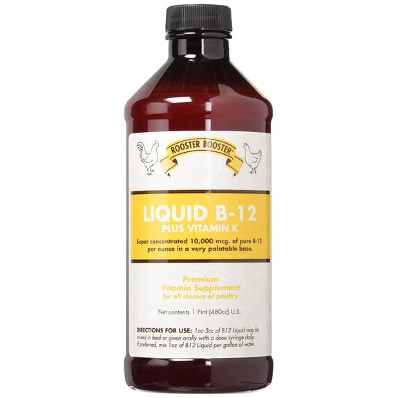 Rooster Booster B-12 Liquid, 16-Ounce