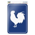 thumbnail image 1 of Rooster Cock Men's Bathroom Sign Home Business Office Sign, 1 of 3
