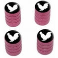 thumbnail image 1 of Rooster Cock Tire Rim Wheel Aluminum Valve Stem Caps, Multiple Colors, 1 of 1