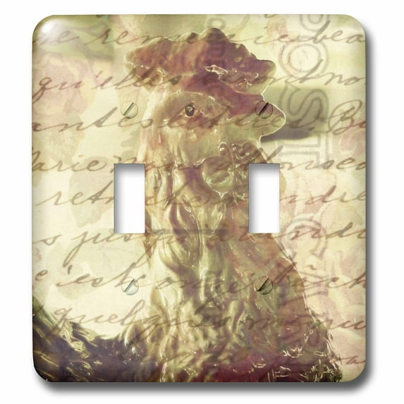 3dRose, Rooster Digital Art , double toggle switch