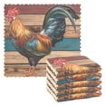 thumbnail image 1 of Rooster Farmhouse Kitchen Cloth Dish Towels for Drying Washing Absorbent Dish Rags Reusable soft kitchen dishcloth set 6 Pack, 1 of 9