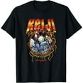 thumbnail image 1 of Rooster Fighter Keiji Metal Motorcycle Circle T-Shirt, 1 of 5