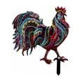 thumbnail image 1 of Rooster Garden Stake,Farmhouse Animal Yard Art,Rustproof Metal,for Flower Bed Lawn Patio Decoration, 1 of 8