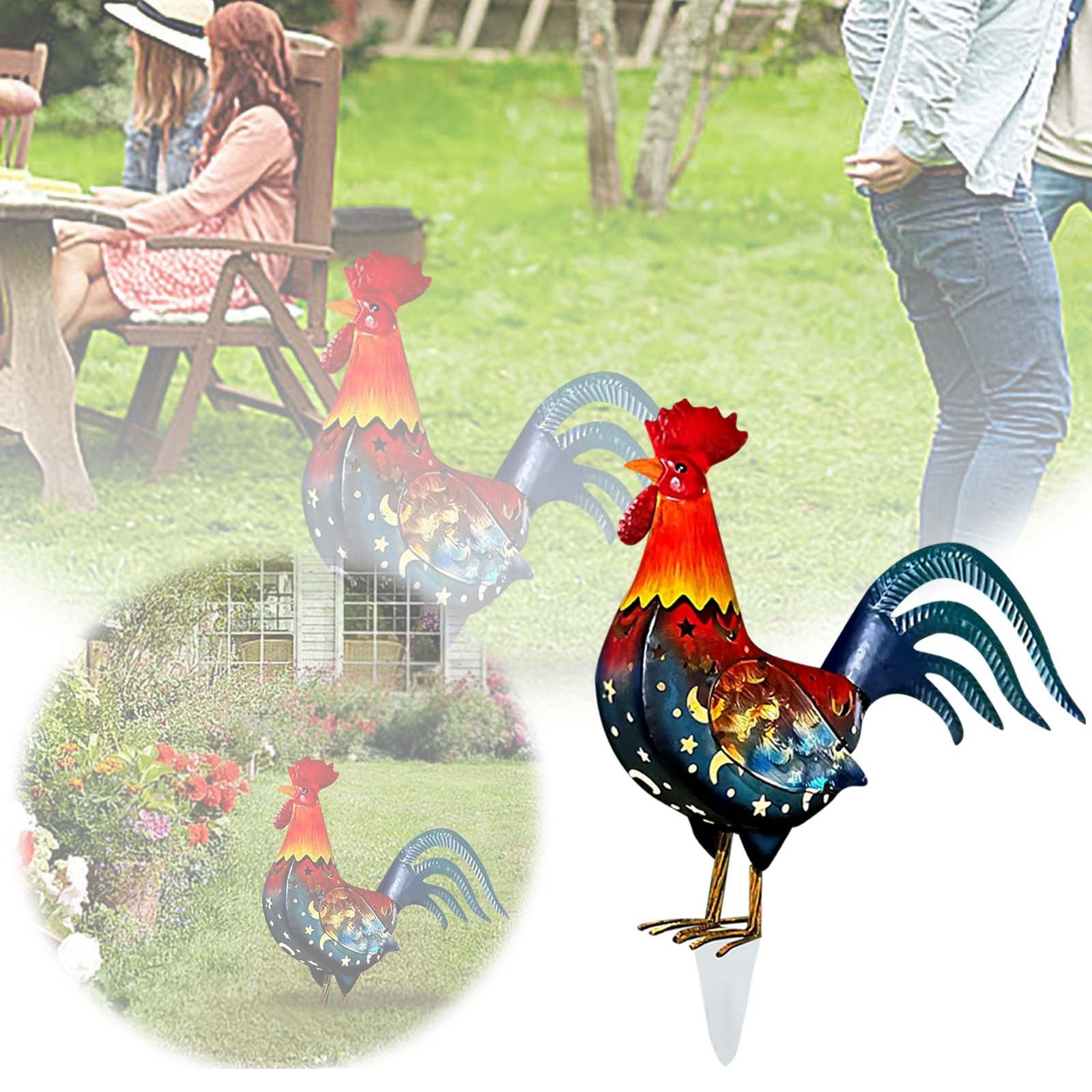 Rooster Garden Statue And Sculpture Outdoor Decoration Animal Chicken