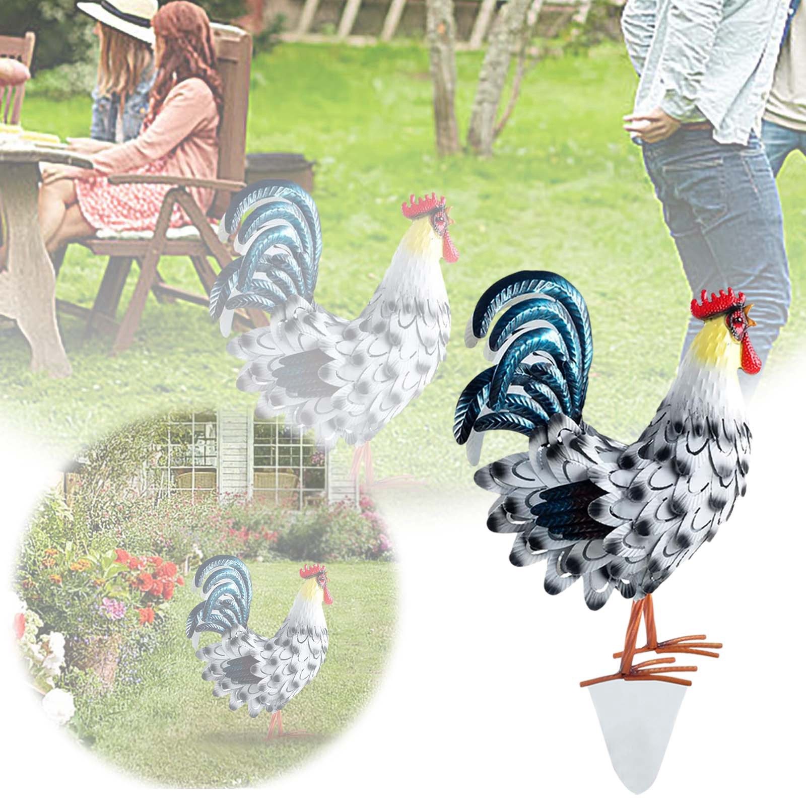 Rooster Garden Statue And Sculpture Outdoor Decoration Animal Chicken ...