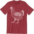 thumbnail image 1 of Rooster - Gift Cock a Doodle Doo Farm Animal Hen Chicken Bird Men's T-Shirt, 1 of 4