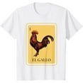 thumbnail image 1 of Rooster Graphic Comfortable Casual Tee T Shirt Top Letter Vintage Short Sleeve Crew Neck White S-5XL, 1 of 4