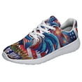 thumbnail image 1 of Rooster Happy 4th Of July Shoes Lightweight Comfortable Running Shoes for Men Women White Size 9.5, 1 of 7