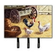 thumbnail image 1 of Rooster & Hens Chickens in the Barn Leash or Key Holder, 1 of 1
