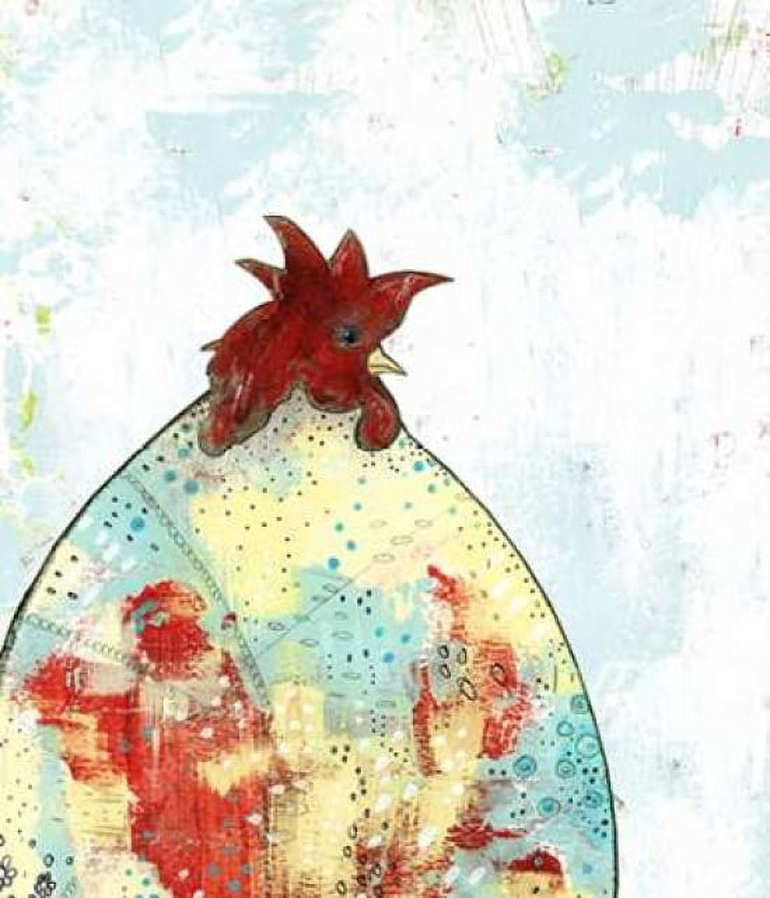 Rooster I Canvas Art - Sarah Ogren (24 x 24)