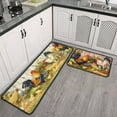 thumbnail image 1 of Rooster Kitchen Rug, Farmhouse Kitchen Rugs and Mats Set of 2, Kitchen Sets Low-Profile Washable Floor Mat for Home Kitchen Decor - 17x29 and 17x47 Inch, 1 of 6