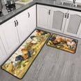 thumbnail image 1 of Rooster Kitchen Rug, Farmhouse Kitchen Rugs and Mats Set of 2, Kitchen Sets Low-Profile Washable Floor Mat for Home Kitchen Decor - 17x29 and 17x47 Inch, 1 of 6