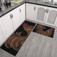 thumbnail image 1 of Rooster Kitchen Rug Memory Foam Kitchen Mat Set Of 2, Farmhouse Decor for the Kitchen Mats Cushioned Anti Fatigue 2 Piece Set and Chicken Kitchen Mat for Home Kitchen Decor or Office 17"x30"+17"x47", 1 of 1