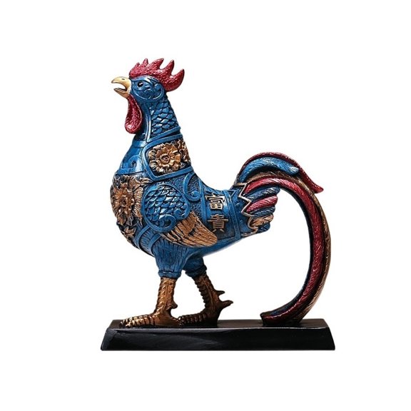 Rooster Ornaments Chinese Style Study Living Room Entrance Decoration Handicrafts