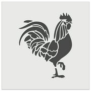 Rooster Strutting Farm Animal Chicken DIY Cookie Wall Craft Stencil - 3.5 Inch