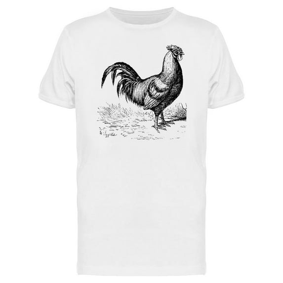 Rooster T-Shirt Men -Image by Shutterstock, Male Large