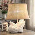 thumbnail image 1 of Rooster Table Lamp - White Wash Finish - Resin, 1 of 1