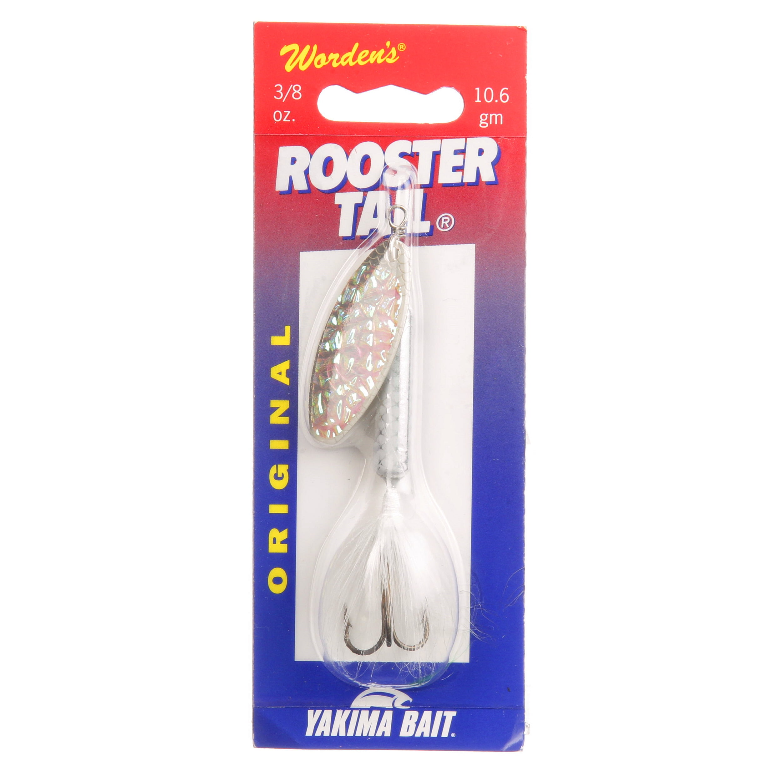 Worden's® Original Glow Tuxedo Blade 1/8 oz. Rooster Tail®, Inline  Spinnerbait Fishing Lure