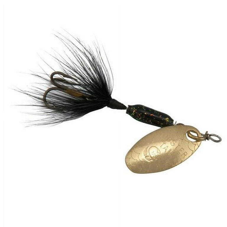 Rooster Tail Single Hook 1/24 oz, Glitter Black 