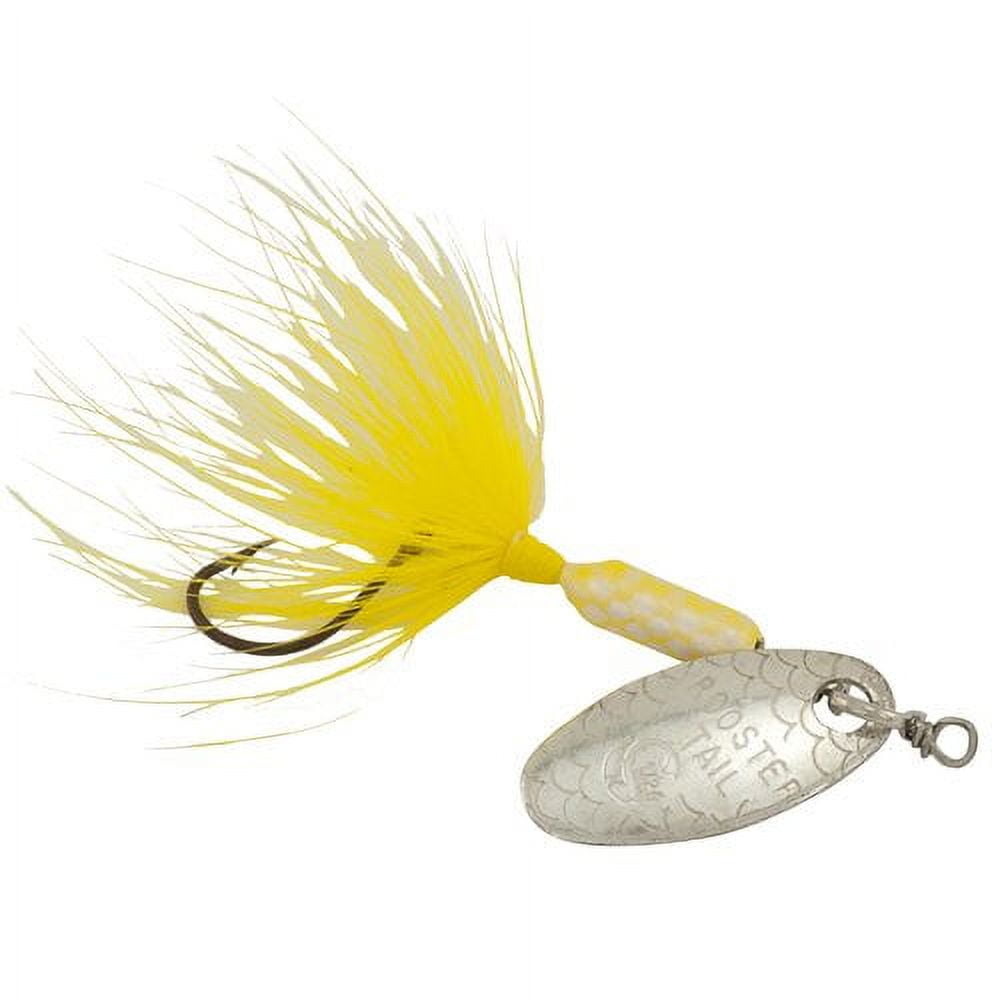 Rooster Tail, Single Hook, Yellow