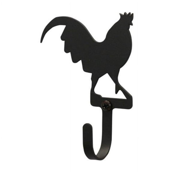 Rooster Wall Hook Extra Small - Black