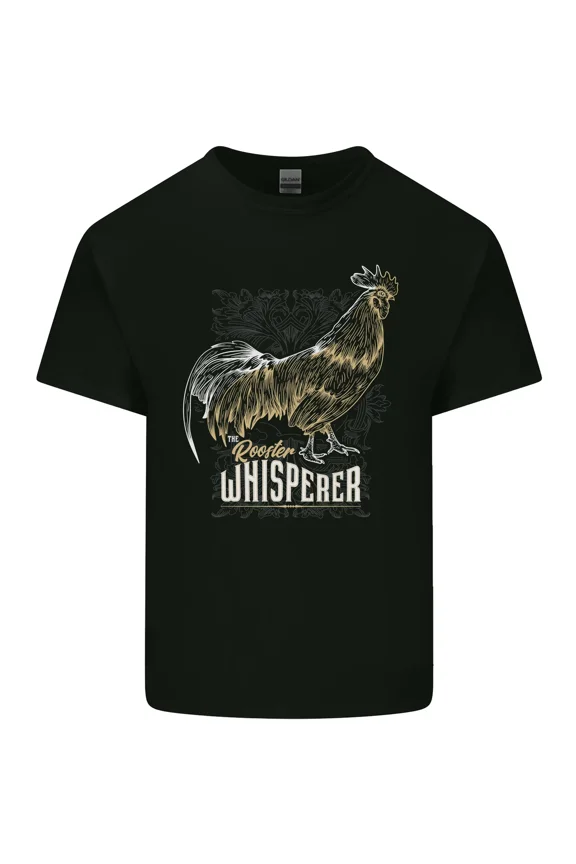 Rooster Whisperer Farmer Farming Chicken Poultry Lover Unisex T-Shirt Y2299, Up to Size 5XL