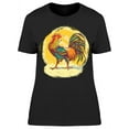 thumbnail image 1 of Rooster With Multiple Colors T-Shirt Women -Image by Shutterstock, Female XX-Large, 1 of 2
