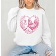 thumbnail image 1 of Rooster and Hen Valentines Sweater, Chicken Sweatshirt, Valentine's Day 531 Tshirt All Size S-5XL, 1 of 5