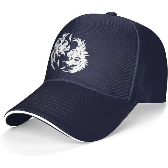 Roosters Fighting Baseball Cap Classic Adjustable Hat