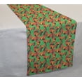 thumbnail image 1 of Roosters Table Runner by Penny's Needful Things (7 Feet Long - STRAIGHT) (Green), 1 of 1