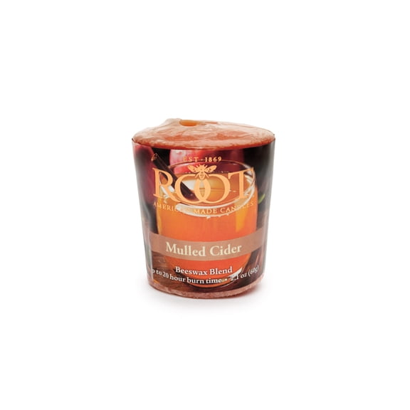 Root 20hr Votive Candles, Mulled Cider, Set of Six