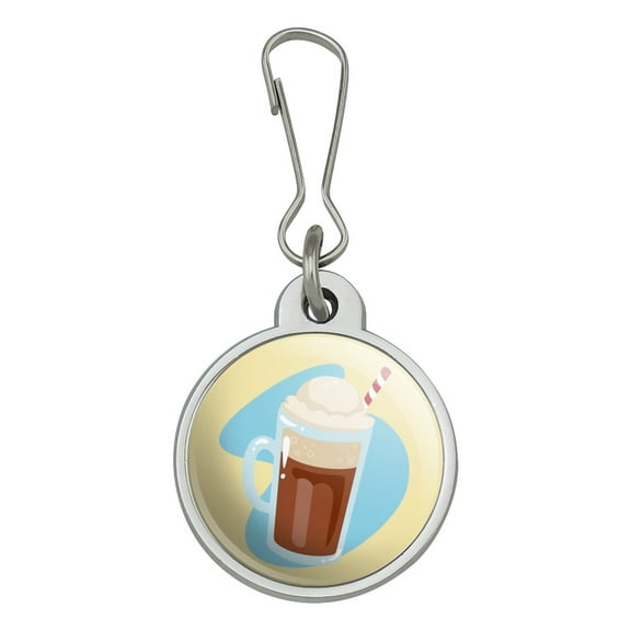 Root Beer Float Jacket Handbag Purse Luggage Backpack Zipper Pull Charm