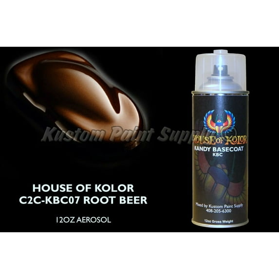 Root Beer Kandy Basecoat KBC07 House of Kolor 12oz Aerosol Can Shimrin Kandy
