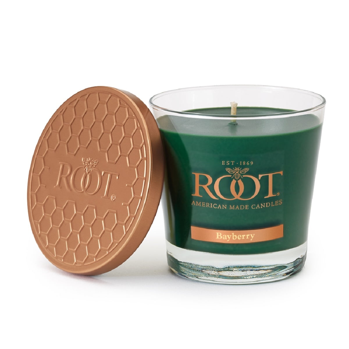 Bayberry Scented Green Beeswax Blend Jar Candle