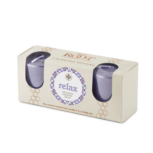 Lavender Scented Beeswax Votive Candle Set