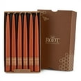 thumbnail image 1 of Root Candles Unscented Hand-Dipped 9-Inch Taper Candles, Rust, box of 12 ea., 1 of 2
